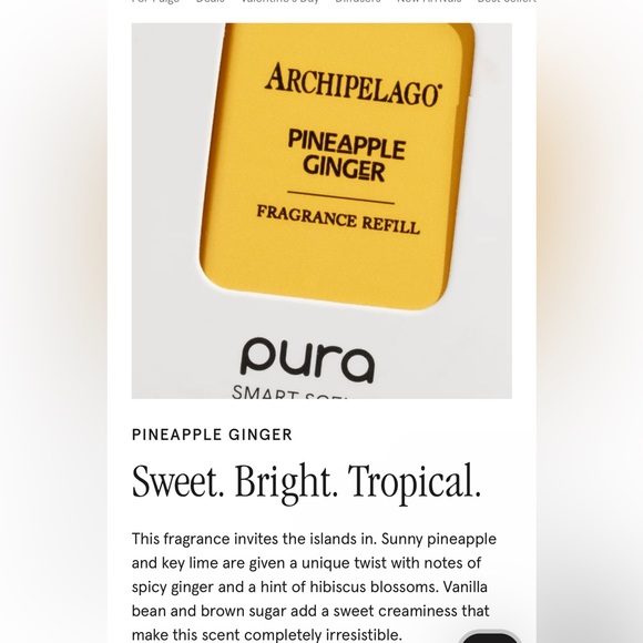 NEW Pura Scent Archipelago Pineapple Ginger - Picture 2 of 7